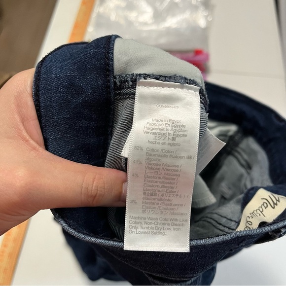 Madewell Mid-Rise Stovepipe Jeans Dahill Wash Dark 26 M1 - Picture 6 of 10